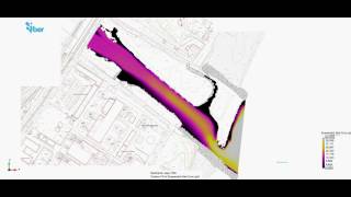Evolution of suspended sediment transport during a flash flood [Iber model]