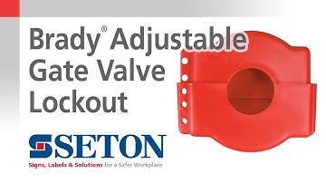 How to Install A Brady® Adjustable Gate Valve Lockout Device | Seton Video