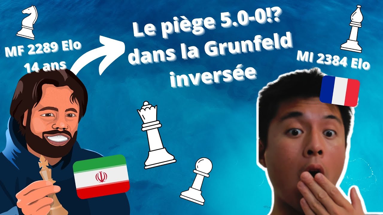 Ce Maître FIDE Iranien de 14 ans me piège dans la Grunfeld inversée à la 8ème ronde de Dubai !