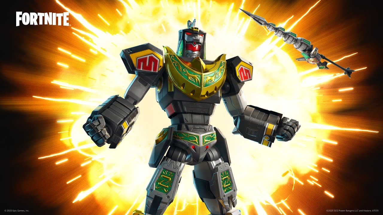 The Dragonzord Battle Mode Style For Dino Megazord | Fortnite