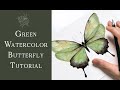 How to Watercolor Butterfly Tutorial
