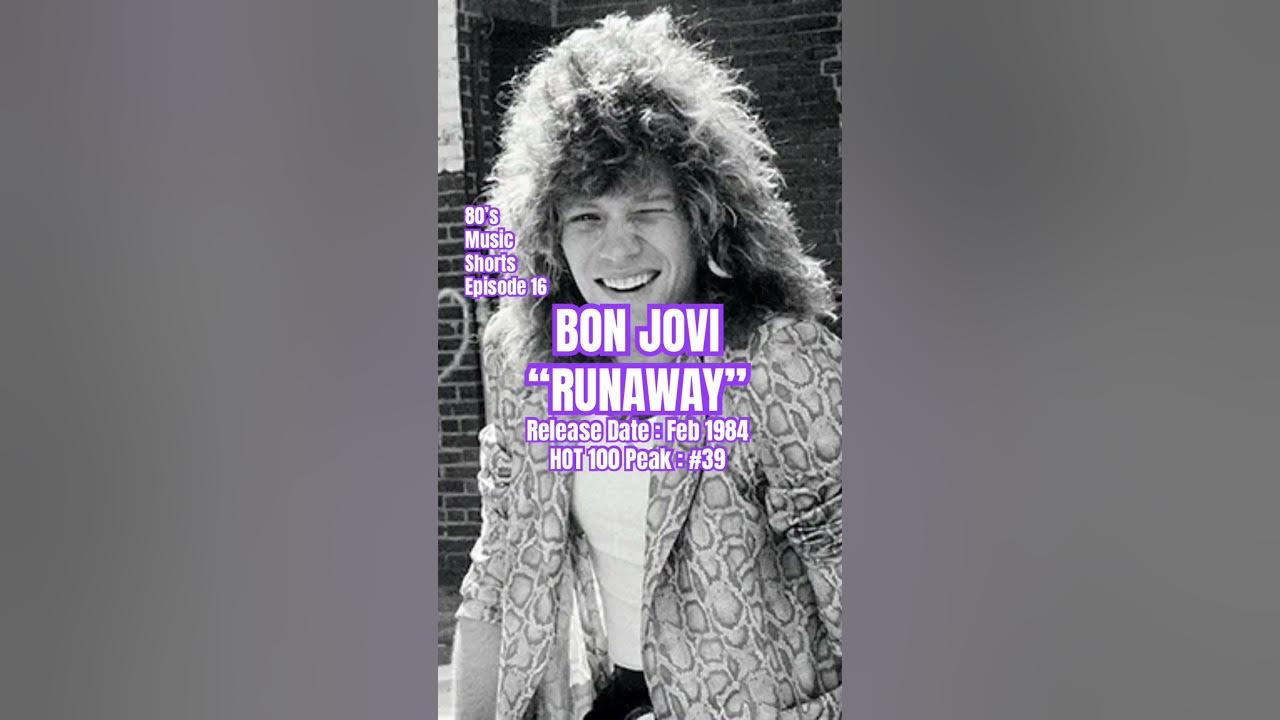 Bon Jovi “Runaway” #80s #80smusic #bonjovi (Episode 16)