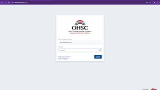 OHSC Login