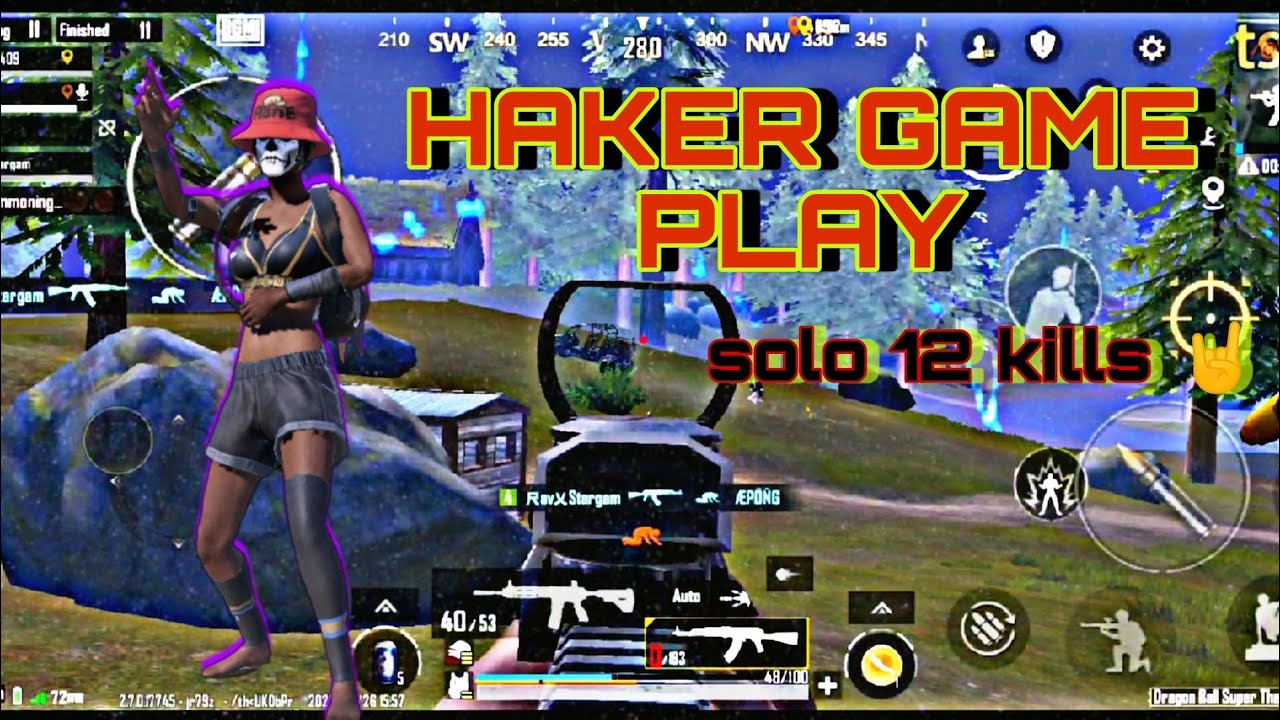 solo 12 kills | haker game play | conquer push #bgmi #trending
