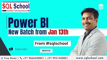 New batch update for Power BI Training | #sqlschool #powerBI #training #projects