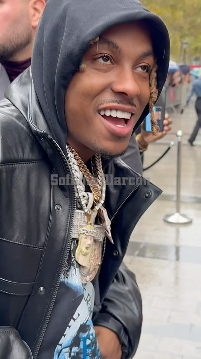 Rich the Kid attends the VETEMENTS Spring-Summer 2026 show at Paris Fashion Week