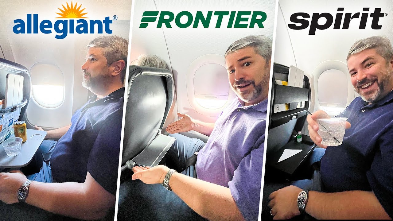 America's WORST Airlines? (Allegiant vs Frontier vs Spirit)