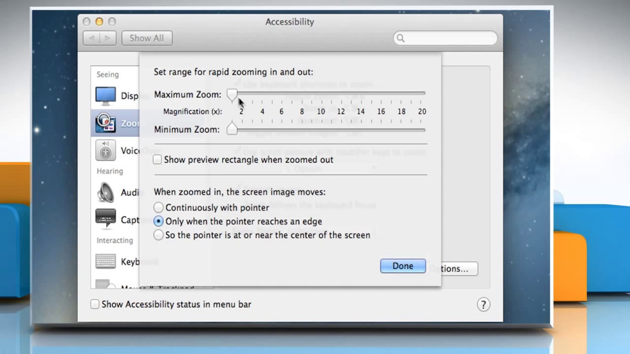 How to Screen Zoom in Mac® OS X™
