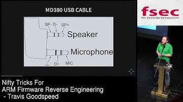 FSec 2016 - Travis Goodspeed: Nifty Tricks for ARM Firmware Reverse Engineering