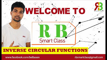 Inverse Circular Functions II Grade 11 II RB Smart Class