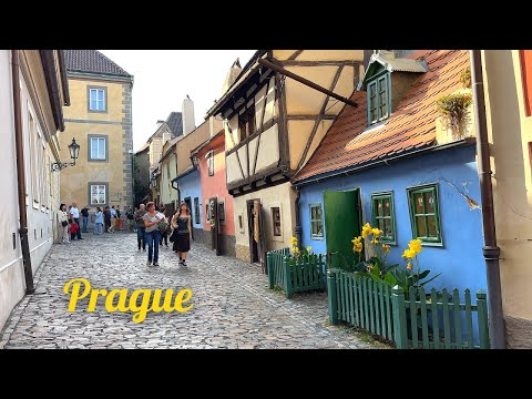 [4K]🇨🇿 Prague, Czech Republic: Prague Castle🏰 Golden Lane💛Lesser Town/ Koleno & Czech beer🍺🍖👍😍