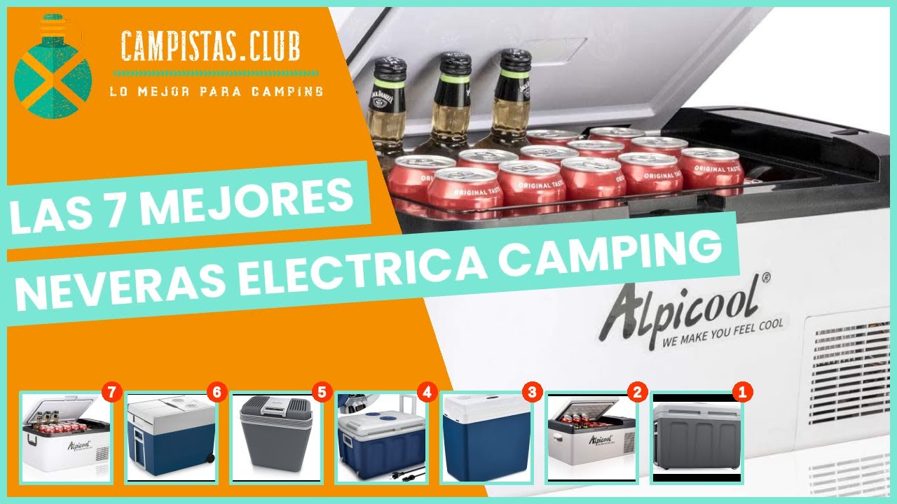 tillvex Nevera portátil eléctrica de 40 litros con Ruedas, Mini Nevera  portátil de 230 V y 12 V para vehículos Coches Camping, Enfría y calienta