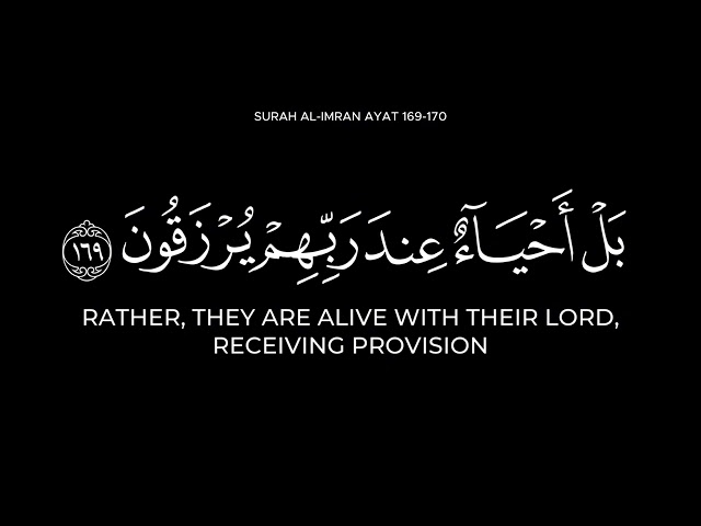 SURAH AL-IMRAN AYAT 169-170 class=