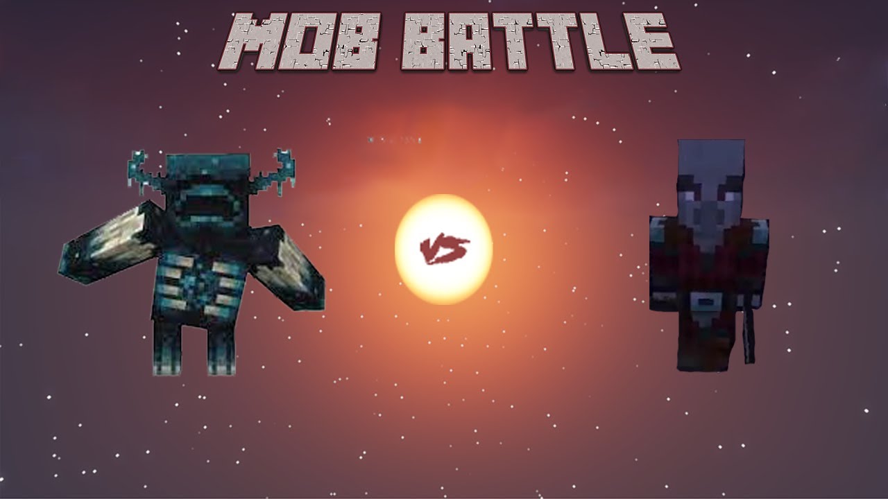 Minecraft Warden vs Pillager Boss - Mob Battle