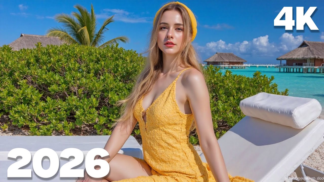 Relaxing Deep House 2026 🌺 Chill Tropical Summer Vocal Mix 4K UHD