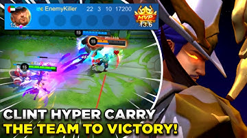 Clint Hyper Carry The Team To Victory! - MLBB