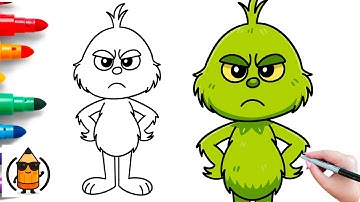 How To Draw The Grinch | Easy Tutorial