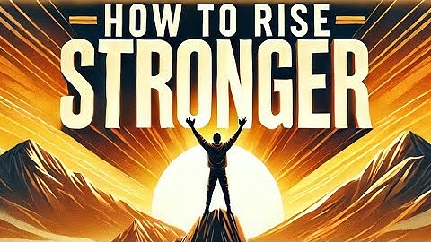 How to rise stronger after setback #resilience  #motivation #mindset #success