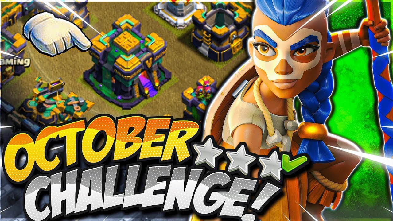 How To Complete Clash World October Qualifier Challenge Event | coc event attack | # 2021 .......