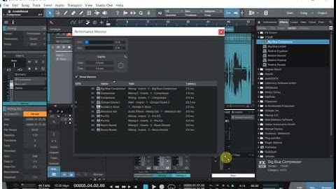 Studio One Tutorial - "Performance Monitor"