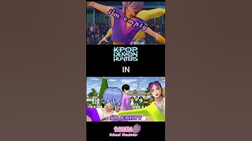 saja boy💙kpop demon hunters, in Sakura School simulator💗#sakuraschoolsimulator #kpopdemonhunters