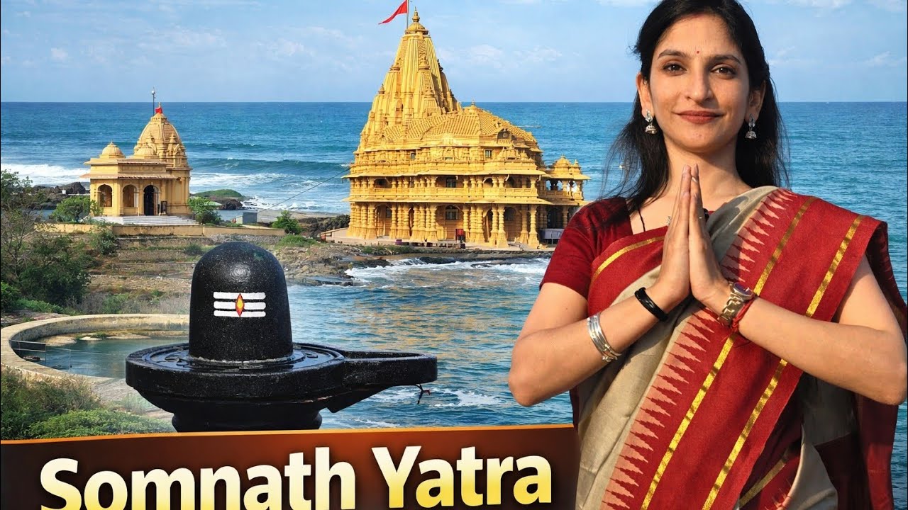 Somnath Trip Vlog | Bhalka Tirth, Triveni Sangam, Beach & Hidden Temples 🔥