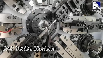 Cam CNC Spring Machine High Speed Wire Rotating Bending For Spring Forming