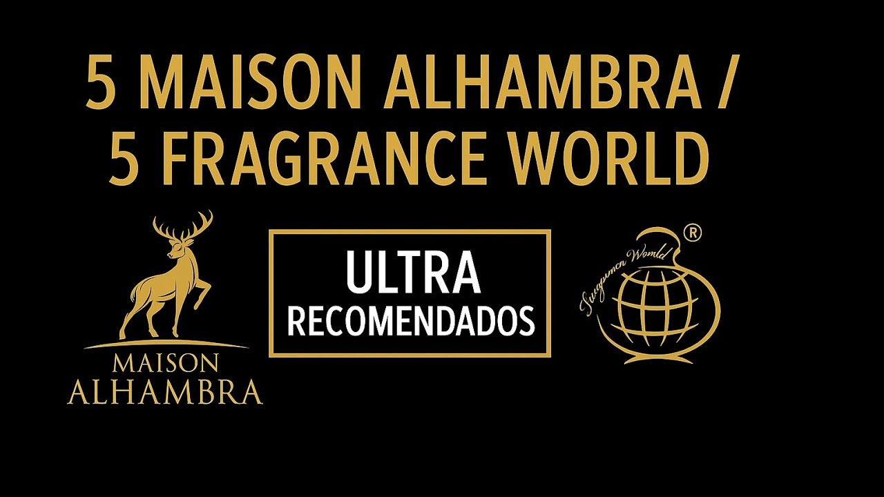 5 MAISON ALHAMBRA/5 FRAGRANCE WORLD...ULTRA RECOMENDADOS!!!