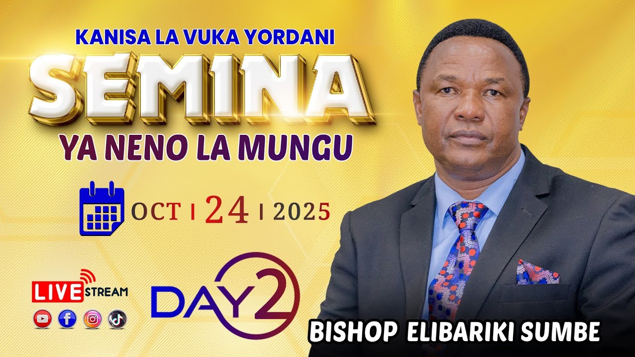 🔴LIVE | SEMINA YA KULIJENGA KANISA | SIKU YA 2 | 24 OCT 2025