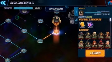 Dark Dimension 3 Cosmic Node 4 (Node 12) Day 7-10. Marvel Strike Force - MSF