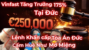 250.000 EUR cho MỖI LẦN HUỆ NHƯ VI PHẠM – Vì sao tòa Đức ra tay nặng như vậy #vinfast #limogreen