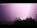 Gewitter + Katze? Krasse Blitze über Österreich  thunderstorm in austria / alps