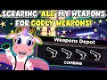 Scrapping ALL My Weapons for GODLY WEAPONS In Roblox Traitor! (Weapons Depot!)