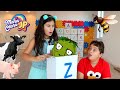 Maria Clara e JP aprendem o alfabeto em Inglês ❤️Maria Clara and JP learn the English alphabet