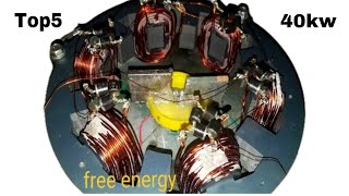 Top5, 212v most powerful free energy generator use old ideas 💡