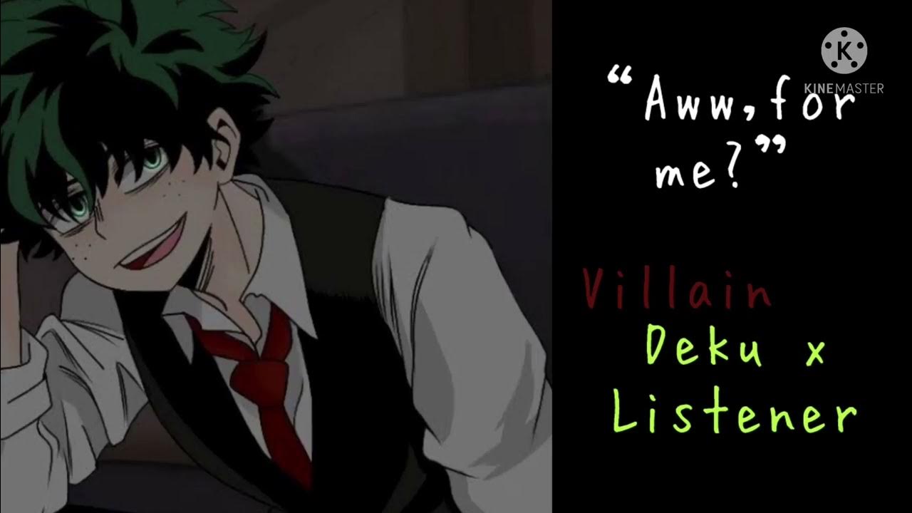 Comforting Villain Deku after a long day of ‘work’ Villain Deku x
