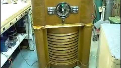 1939 ZENITH RADIO model 12S-370 SHUTTER DIAL