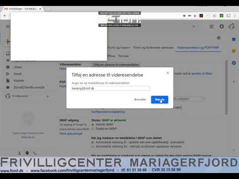 Videresend mail fra Gmail