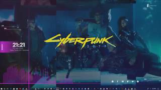 Cyberpunk 2077 Windows 10 Rainmeter   Wallpaper Engine