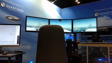 Precision Flight Controls Part task trainer on D-BOX booth at I/ITSEC 2016