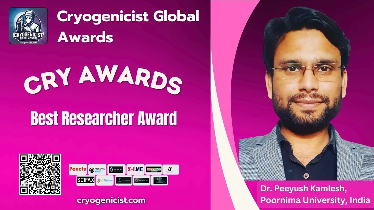 Dr. Peeyush Kamlesh | Poornima University | India #worldresearchawards #researchawards