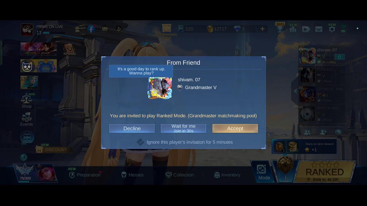 MOBA  LEGEND BEST GAMING MLBB WITH CRZZY FRIENDS 🤯 (Insane Build)