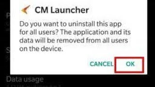 how to uninstall cm launcher on s7, s8 screenshot 1