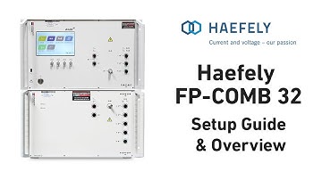 Haefely AXOS 8 & FP-COMB32 - System Setup and Testing