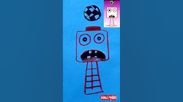 #SPrunki OC Eleven ( Number block)  Phase #Drawing Art incredibox.....