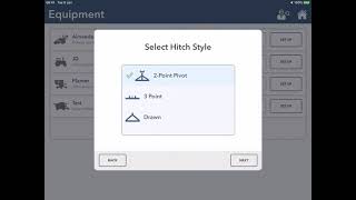 Setting up application equipment in Cab App screenshot 3