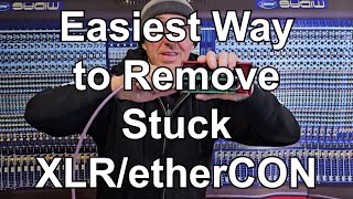 Easiest Way to Remove Stuck XLR/etherCON Shell by Dave Rat 14,374 views 2 months ago 2 minutes, 26 seconds