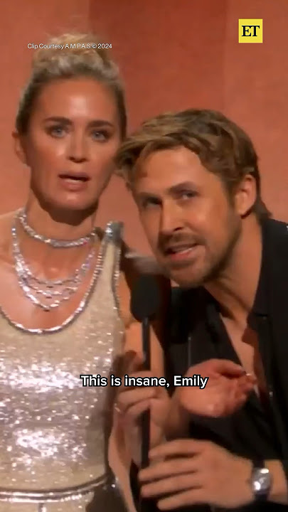 Emily Blunt and Ryan Gosling Could Not Stop The Jokes At The Oscars