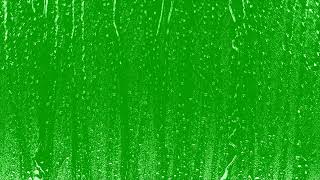 4k Rain Falling Green Screen Water Drops On Screen Effects with Download Link 4K