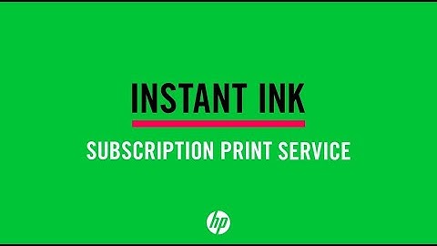 What is HP Instant Ink?